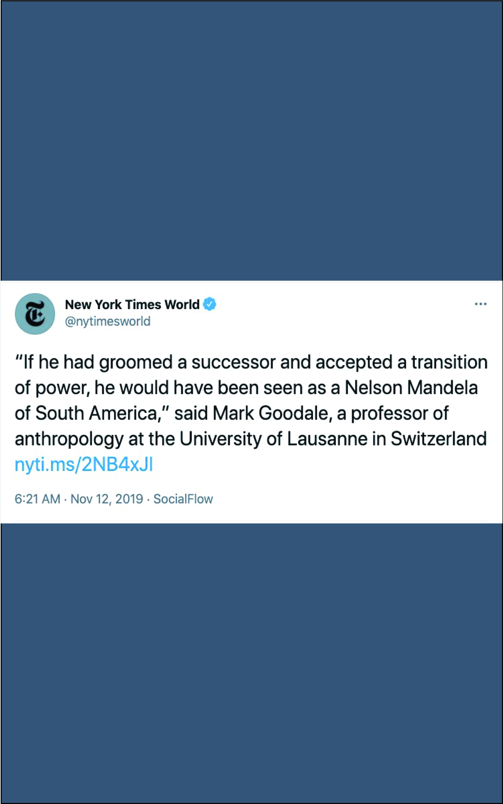 Mark Goodale MEDIA – Mark Goodale